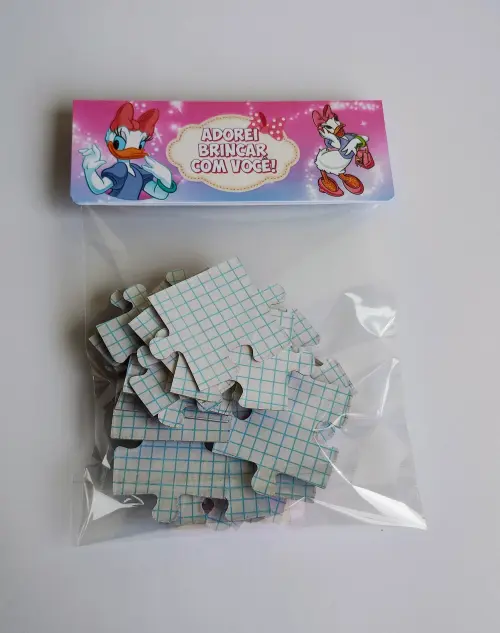 Minnie e Margarida Quebra Cabeças Lembrancinha 20 x 30 cm