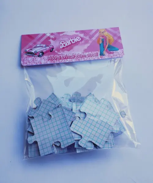 Confeitaria da Alice Quebra Cabeças Lembrancinha 20 x 30 cm
