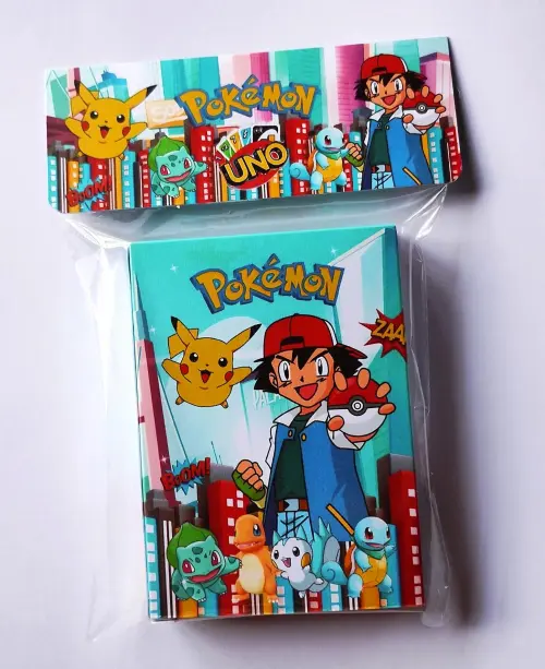 Jogo Uno Pokémon Pikachu  Lembrancinha festa infantil