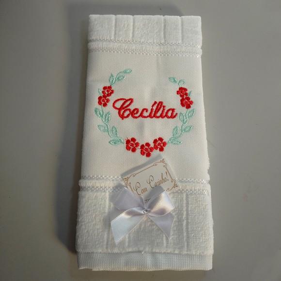 10 Lembranças Aniversário Toalha Personalizada