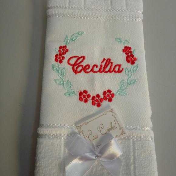 10 Lembranças Aniversário Toalha Personalizada