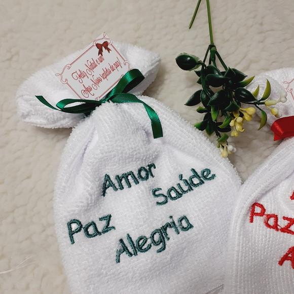 10 Lembrancinha de Natal para Funcionários Toalha Bordada