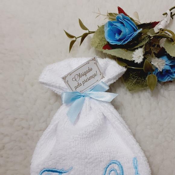 15 Lembranças de Casamento Toalha Bordada Personalizada
