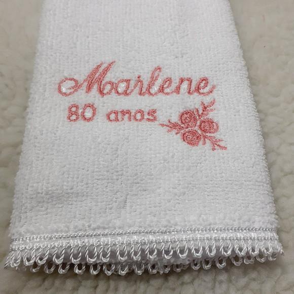 15 Lembranças Personalizada de Aniversário 80 Anos Flor Rosê