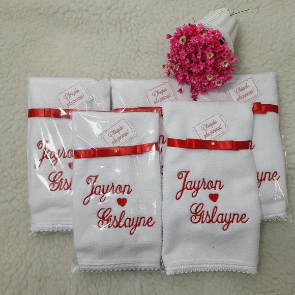 15 Lembrancinhas de Casamento Personalizada Vermelha