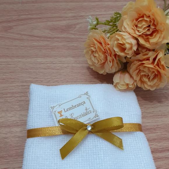 20 Lembranças Personalizada de Primeira Eucaristia Toalha