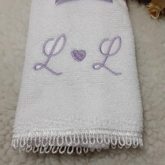 20 Lembrancinhas Personalizadas de Casamento Toalha Bordada