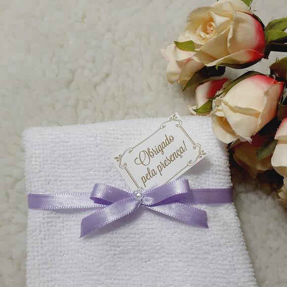 20 Lembrancinhas Personalizadas de Casamento Toalha Bordada