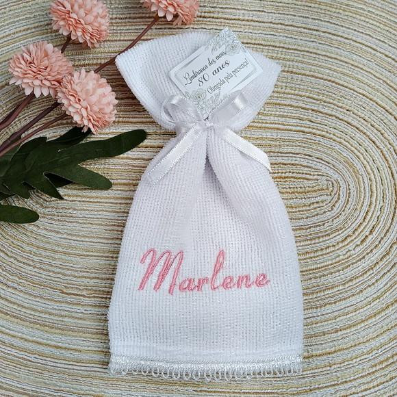 Kit 80 Toalhas Personalizadas 80+ Anos Lembrança Aniversário