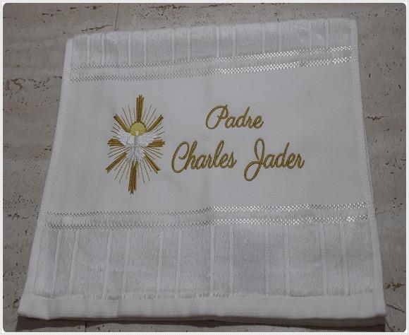 Toalha Personalizada com Embalagem Presente para Padre