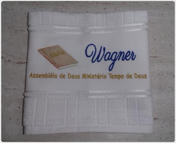 Toalha Lavabo Personalizada Presente para o Pastor