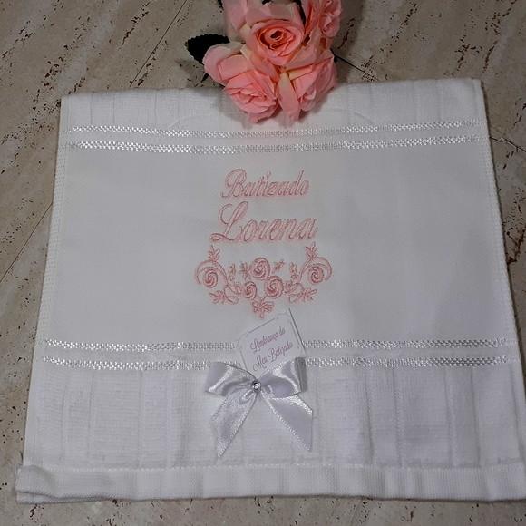 10 Lembranças de Batizado Personalizada Floral