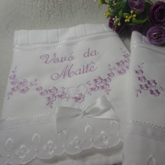 2 Toalhas Lembrança para os Avós
