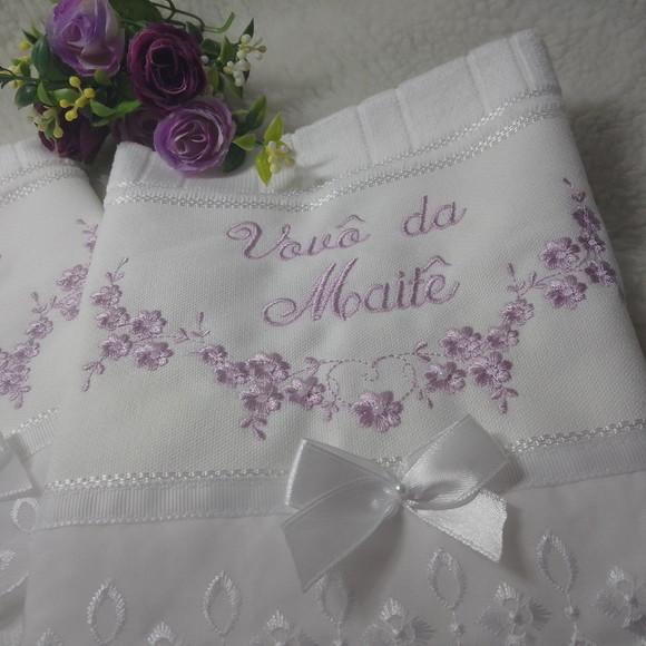 2 Toalhas Lembrança para os Avós
