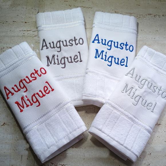 4 Toalhas Escolar Bordada e Personalizada
