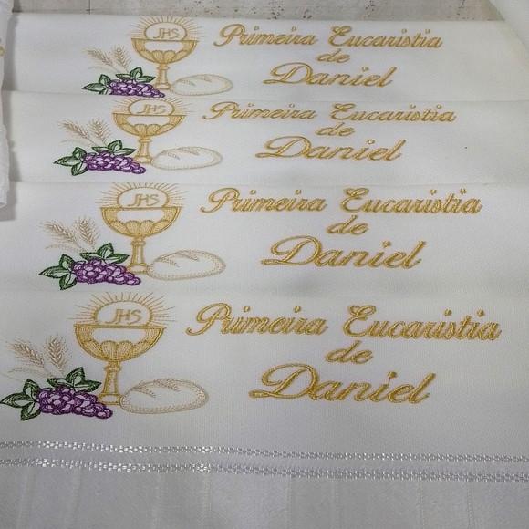 5 Lembranças Toalhas Primeira Eucaristia