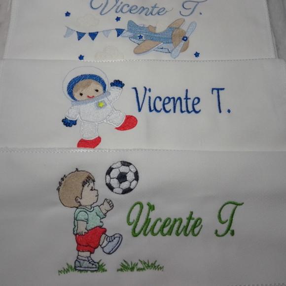 5 Toalhas Escolar Bordada e Personalizada
