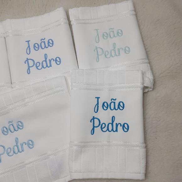 5 Toalhas Escolar Bordada e Personalizada
