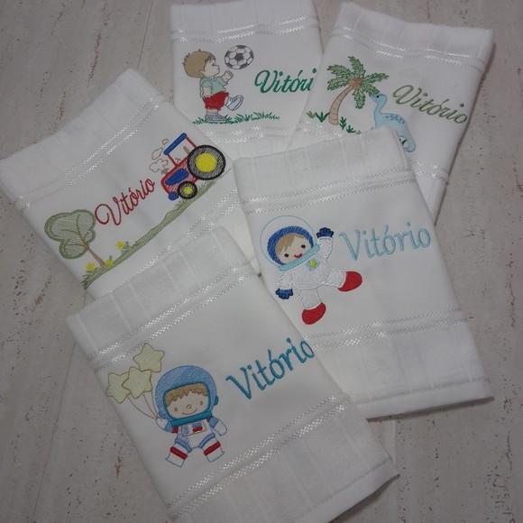 5 Toalhas Escolar Personalizada para Menino