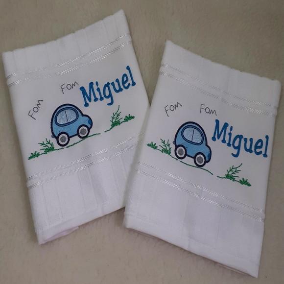 Kit Escolar Toalha de Rosto e Lavabo Personalizada