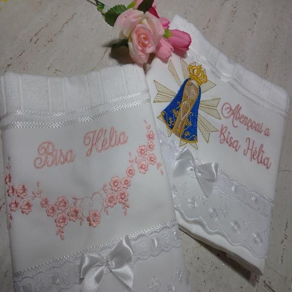 Kit Toalha Lembrança para os Avós 2 Unidades