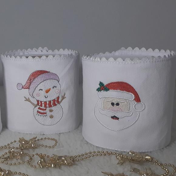 Porta Papel Higiênico Natal 3 Unidades