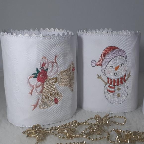 Porta Papel Higiênico Natal 3 Unidades