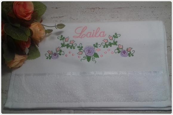 Presente dia dos namorados Toalha bordada