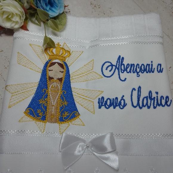 Toalha Bordada e Personalizada Lembrança Dia dos Avós