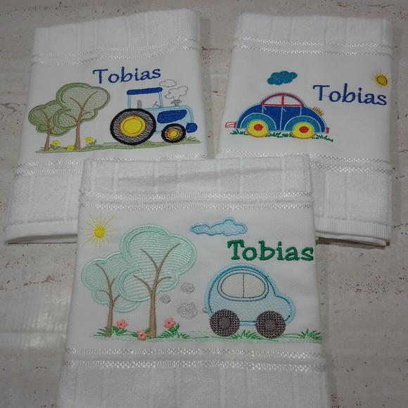 Toalha Bordada para o Bebê