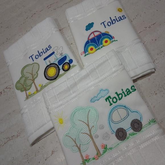 Toalha Bordada para o Bebê