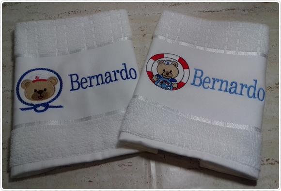 Toalha Bordada Personalizada Para Escola 2 Unidades