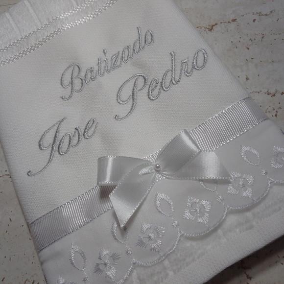 Toalha de Batismo Personalizada