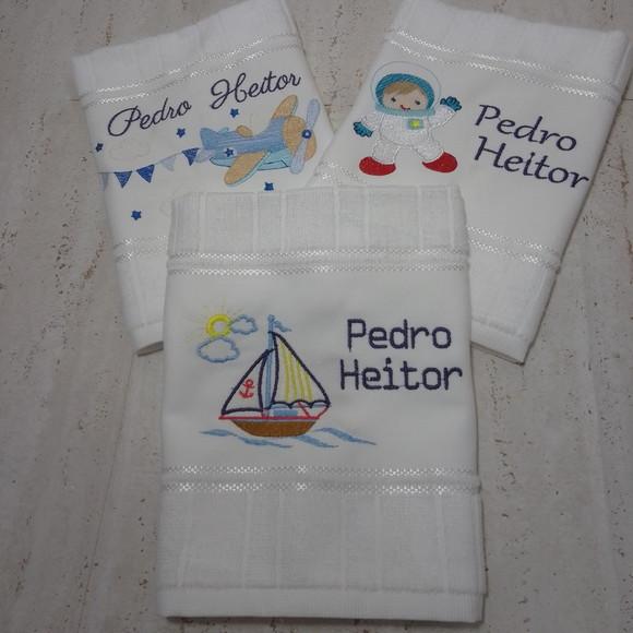 Toalha Escolar Personalizada 3 Unidades