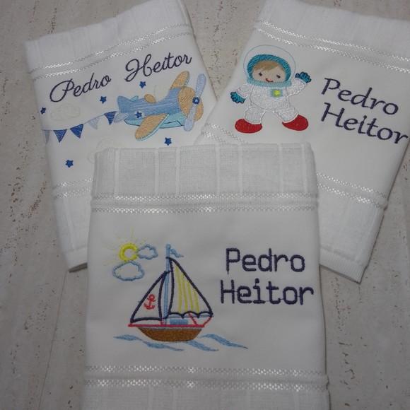 Toalha Escolar Personalizada 3 Unidades
