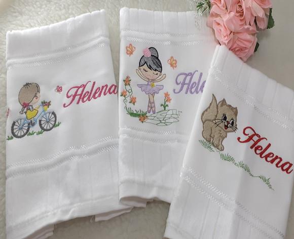 Toalha Escolar Personalizada  3 Unidades