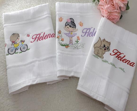 Toalha Escolar Personalizada  3 Unidades