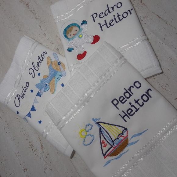 Toalha Escolar Personalizada 3 Unidades