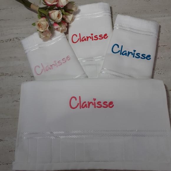 Toalha Escolar Personalizada 4 Unidades