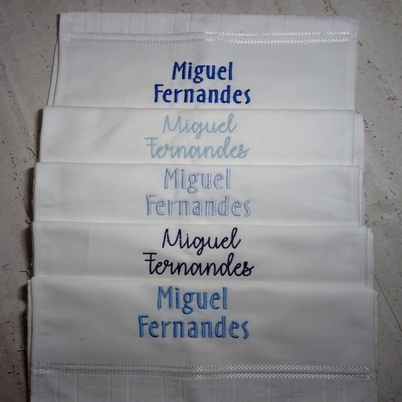 Toalha Escolar Personalizada 5 Unidades