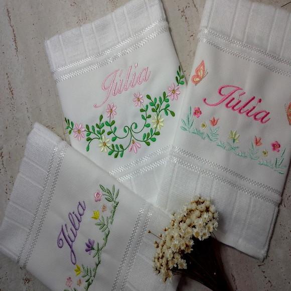Toalha para Lanche Infantil Bordada