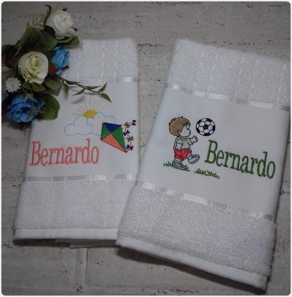 Toalha Para Escola Personalizada 2 Unidades
