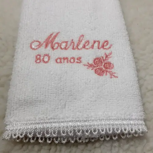 15 Lembranças Personalizada de Aniversário 80 Anos Flor Rosê