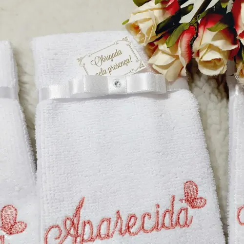 15 Lembrancinha de Aniversário 60 Anos Toalha Personalizada