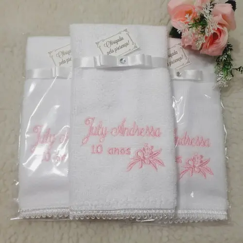15 Lembrancinhas Aniversário Personalizada Festa Rosa Menina