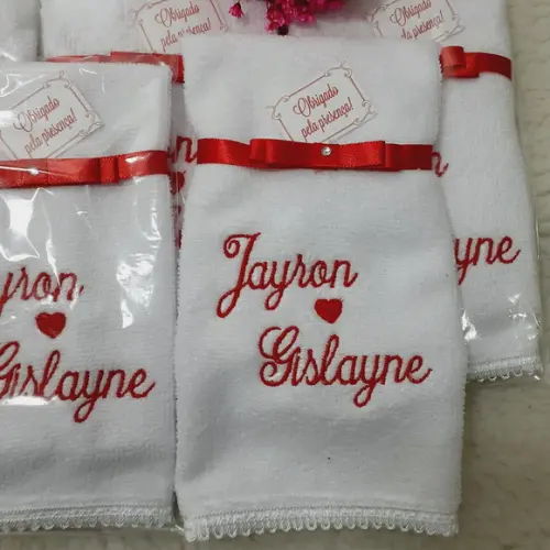 15 Lembrancinhas de Casamento Personalizada Vermelha