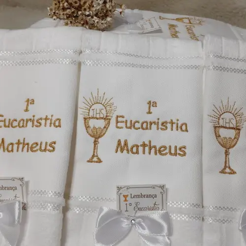 10 Lembranças Personalizadas Primeira Eucaristia