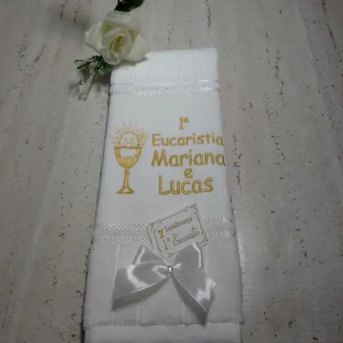 10 Lembranças Personalizadas Primeira Eucaristia para Gêmeos