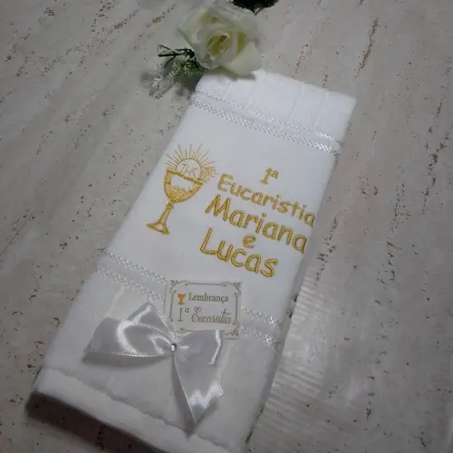 10 Lembranças Personalizadas Primeira Eucaristia para Gêmeos