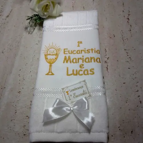 10 Lembranças Personalizadas Primeira Eucaristia para Gêmeos